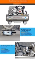 Compresseur d'air électrique à piston portable de 300 litres, haute pression, 220V/380V, moteur de qualité industrielle pour l'industrie de la peinture automobile