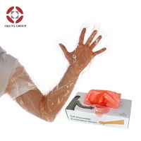 Gants vétérinaires jetables à manches longues de 90 cm pour l'insémination du bétail et les examens rectaux (Thaïlande, Vietnam)
