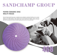 Disques abrasifs en céramique, papier de verre violet, disques de ponçage, meulage, rénovation automobile, detailing