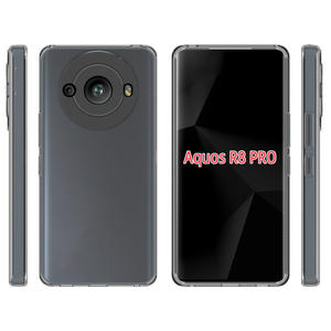 Étui de téléphone portable transparent en TPU souple ultra fin pour <span class=keywords><strong>Sharp</strong></span> <span class=keywords><strong>Aquos</strong></span> <span class=keywords><strong>R8</strong></span> <span class=keywords><strong>Pro</strong></span> SH-51D - Product Image 2