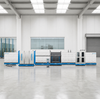 Contrôle numérique PLC, écran tactile, double et triple vitrage à faible émissivité, économie d'énergie pour la ligne de production de verre isolant