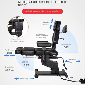 <span class=keywords><strong>Lit</strong></span> esthétique médical <span class=keywords><strong>Lit</strong></span> de beauté du visage électrique à 5 moteurs Chaise de podologie <span class=keywords><strong>Lit</strong></span> de tatouage <span class=keywords><strong>hydraulique</strong></span> pour spa médical - Product Image 3