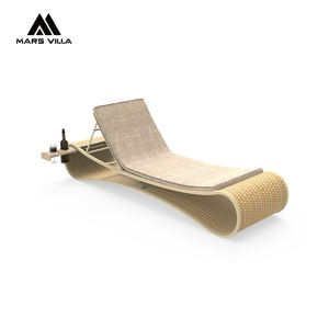 Chaises longues d'extérieur en rotin synthétique Chaise longue pour piscines, jardin et patio - Product Image 3