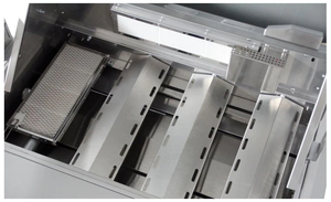 Grill rôtissoire à gaz Propane intégré, 30 pouces, avec 5 boutons lumineux LED bleu, pour BBQ d'enfants - Product Image 4