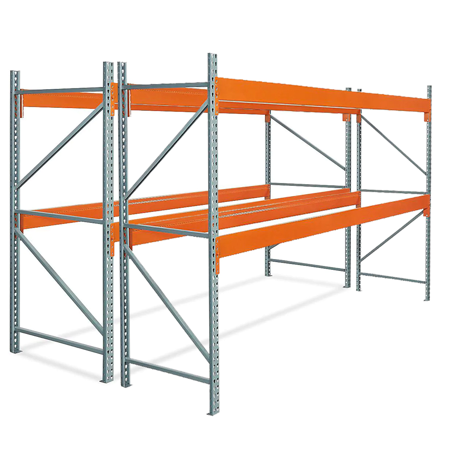 Double Deep Pallet Racking system for warehouse material handling