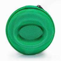 Étuis à montres ronds imperméables de haute qualité avec logo personnalisé sans MOQ, surface Oxford, étui rigide en EVA avec insert en mousse