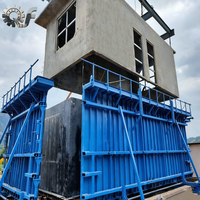 Système de coffrage en acier robuste pour la construction de maisons en béton, moules réutilisables pour panneaux muraux préfabriqués, formes métalliques haute résistance