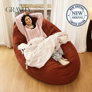 Kursi <span class=keywords><strong>Bean</strong></span> <span class=keywords><strong>Bag</strong></span> Sofa Santai Desain Baru Populer 2026, Nyaman, Custom, Grosir untuk Apartemen dan Ruang Tamu Satu Orang - Product Image 5