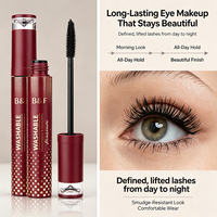 Mascara nourrissant végétalien, mascara léger et lisse, mascara à étiquette privée, lavable, allongeant et volumisant