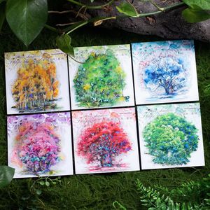 10 pièces/paquet <span class=keywords><strong>arbre</strong></span> ombre feuille-secouant série <span class=keywords><strong>arbre</strong></span> paysage coquille lumière main compte bricolage autocollants - Product Image 4