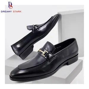 2023 Luxury Brand Good quality formal Slip-on Casual Shoes genuine leather loafers Light Weight shoes mens stylish dress shoes