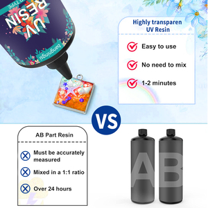 Resina Epossidica Trasparente UV Bangningsi 50g per Artigianato Fai-da-Te, Imballaggio e Uso in Edilizia - Product Image 4