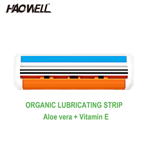 Maquinilla de Afeitar Manual de Triple Hoja HAOWELL K02 302 para Hombre con Mango de Plástico, Paquete Económico Grande 1+10 - Product Image 4