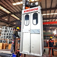 Ascenseur industriel vertical sur mesure pour les projets de centrales électriques, de produits chimiques, d'hydrocarbures et de cheminées