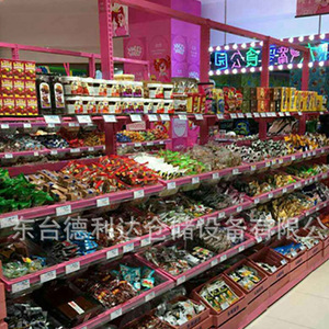 DLD SP 6 Supermarket Snack <b>Shelves</b> Wood Solid Heavy Duty Single Sided Vertical Freestanding Display <b>Rack</b> - Product Image 4