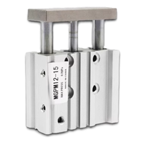 Cilindros Neumáticos de Aluminio Serie MGP-Z MGPM32-50Z/75Z/100Z/125Z/150Z/175Z/200Z, Cilindros Delgados con Varillas Guía y Rodamientos