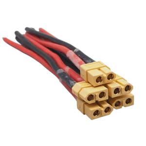 Cable Adaptador para Aeromodelismo <span class=keywords><strong>JFS</strong></span> XT60H, Aislamiento de PTFE/PVC, Núcleo de Cobre, 30A/6A, Conexión Macho/Hembra, Clasificación IP68, Extensión de Alimentación - Product Image 4