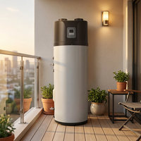 Calentadores de Agua con Bomba de Calor Monobloque R290 de 150L, 200L y 300L, Todo en Uno, con Tanque de Almacenamiento de Agua Caliente y Control Inteligente por WiFi