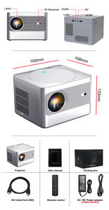 Mini Proyector Portátil AOKANG <span class=keywords><strong>Wemax</strong></span> Dice Mini, Proyector Android para Cine en Casa, Hpxpro Nativo 1920 1080, Auto 3D Ready Correct - Product Image 3