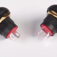 Interrupteur à bouton-poussoir momentané TOOWEI étanche IP67 1NO à tête haute 12 mm