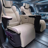 Asientos Premium Personalizados para Furgonetas Eléctricas de Negocios, MPV, Cuero Nappa Suave, Ventilación, Calefacción, Masaje, Accesorios Interiores