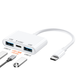 Xput <span class=keywords><strong>3</strong></span> Trong 1 <span class=keywords><strong>USB</strong></span> C Hub <span class=keywords><strong>Adapter</strong></span> <span class=keywords><strong>USB</strong></span> C Để Dual <span class=keywords><strong>USB</strong></span> 2.<span class=keywords><strong>0</strong></span> Cổng Dữ Liệu Cổng Với 15W Giao Hàng Điện OTG Chuyển Đổi Cho Điện Thoại & PC - Product Image 1