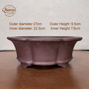 Vaso per Bonsai Creativo in Argilla Viola di Yixing, Ecologico e Moderno, per Giardino, Casa e Ufficio - Product Image 4