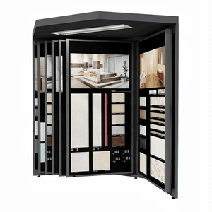 SlatSyncUltra Wood Table Signs Custom Pop up Wood <strong>Shelf</strong> Metal Stand <strong>With</strong> Wheels Design - Product Image 2