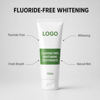 Dentifrice Blanchissant au Thé Vert Anti-Caries pour Adultes, Usage Domestique, Vente en Gros, Logo Personnalisé, OEM ODM, Menthe Naturelle, Sans Fluor, Nettoyage en Profondeur