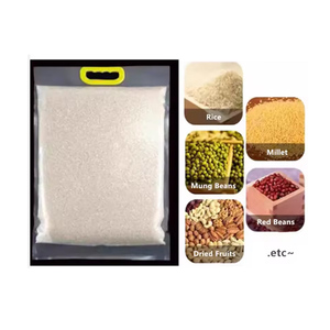 Bolsa de embalaje al vacío para arroz, bolsa transparente rectangular para almacenamiento de alimentos, para uso en la cocina - Product Image 4