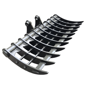 EU Backhoe Stick Rake for 420 Root Rake for 3CX Mini Digger Stick Rake 27 45 with Hard Face - Product Image 3