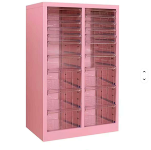 Beauty Salon Nail Shop Drawer Storage Cabinet Color Nail Polish Cabinet Display Shelf for Nail Salon in <b>Cheap</b> Price - Product Image 3