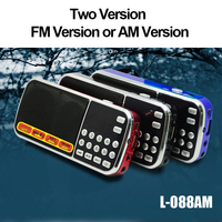 Radio de poche L-088FM AM FM, lecteur MP3, haut-parleur pour nouvelles et musique, mini radio portable, radio multifonction avec recherche automatique des chaînes