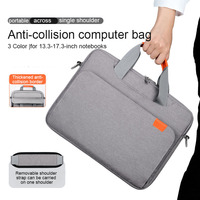 Haute qualité 14/15/16/17 pouces sac à main pour ordinateur portable étanche antichoc ordinateur portable sac à bandoulière mallette d'affaires étui pour ordinateur portable pour hommes