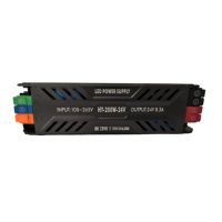 Alimentation linéaire à découpage pour LED, AC 100-265V DC 24V 8.3A 24V 200W, efficacité 85%, protection contre les surtensions/surintensités/courts-circuits