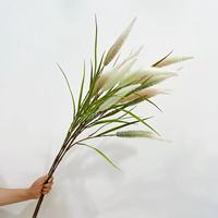 Kunstmatige sierplanten, hondentailgras, 3-koppige rietbloem, decoratie voor de woonkamer, landschapsaanleg