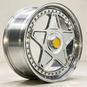 Jantes en alliage forgées en 2 parties 5x108 5x130 18 19 pouces à déport profond classiques pour <span class=keywords><strong>Ferrari</strong></span> F40 F50 288 GTO Enzo LaFerrari F8 Tributo Porsche - Product Image 4