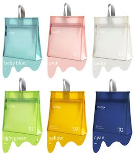 For PVC High Quality Waterproof Zipper Shopping Bag Custom Logo Custom Size Portable Handled Travel Storage Easy Storage - Product Image 1