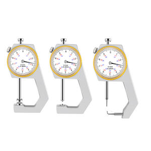 Micrómetro de Punta Plana para Medir el Grosor de Paredes, Calibre para Medir Placas de Acero, Cuero, Tuberías, Medidor de Grosor de Punta Plana - Product Image 1