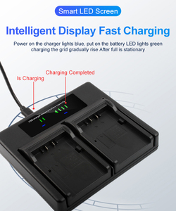 RingTeam AG-VBR59 двойное зарядное устройство с ЖК-подсветкой VW-VBD58 зарядное устройство для HPX260MC PX 270 PX 298 AG-FC100 камер OTP - Product Image 5