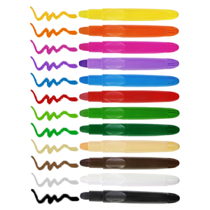 Lot de 12/24 crayons de <span class=keywords><strong>craie</strong></span> capillaire inoffensifs pour enfants, idéal pour Noël, les anniversaires et les fêtes - Product Image 2