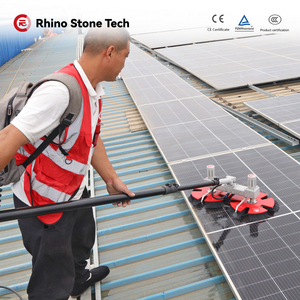Cepillo de Limpieza Solar con Doble Disco y Pulverización de <span class=keywords><strong>Agua</strong></span>, con Batería de Litio y Panel Fotovoltaico, Herramienta de <span class=keywords><strong>Mantenimiento</strong></span> para Energía Solar - Product Image 2