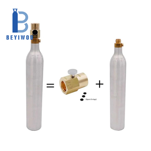 Bombola CO2 ad Alta Pressione BEYIWOD 0.6L in Alluminio AA6061 con Valvola TR21-4 <span class=keywords><strong>per</strong></span> Gasatore d'<span class=keywords><strong>Acqua</strong></span> e Soda - Product Image 4