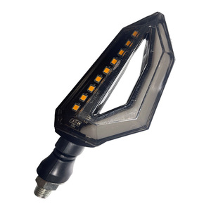 Lampe de signalisation LED à défilement pour moto et voiture électrique, design petit monstre, modèle 12V, lampe de modification - Product Image 5