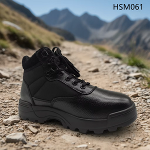 Bottes de randonnée YYR, adaptées aux expéditions, avec semelle extérieure amortissante, pour activités sur le terrain, tige en cuir pleine fleur, équipement tactique HSM061 - Product Image 4