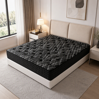 Matelas hybride à ressorts ensachés en promotion, compressé sous vide, en mousse à mémoire de forme, pour la maison, la chambre, l'hôtel, vente en gros