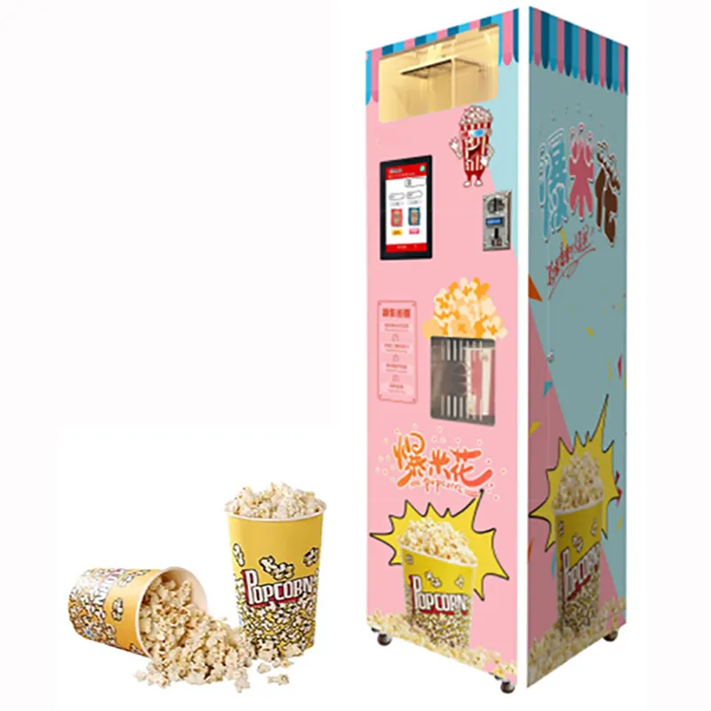 Harga mesin popcorn portabel Korea mesin pelapis popcorn karamel