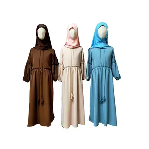 Customize fashion muslim style design long dress muslim islamic dress for girls