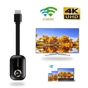 Mirascreen G9 cộng với <span class=keywords><strong>TV</strong></span> Stick 5G Dual Core Wifi 4K không dây tương thích hiển thị Adapter Dongle co-screener di động <span class=keywords><strong>TV</strong></span> <span class=keywords><strong>Receiver</strong></span> - Product Image 5