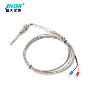 K Loại bọc thép cặp nhiệt điện cầm tay Nhiệt kế đầu dò cảm biến nhiệt độ WRNK-191 Đầu dò nhiệt độ - Product Image 2